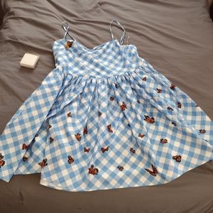 Butterfly gingham dress
